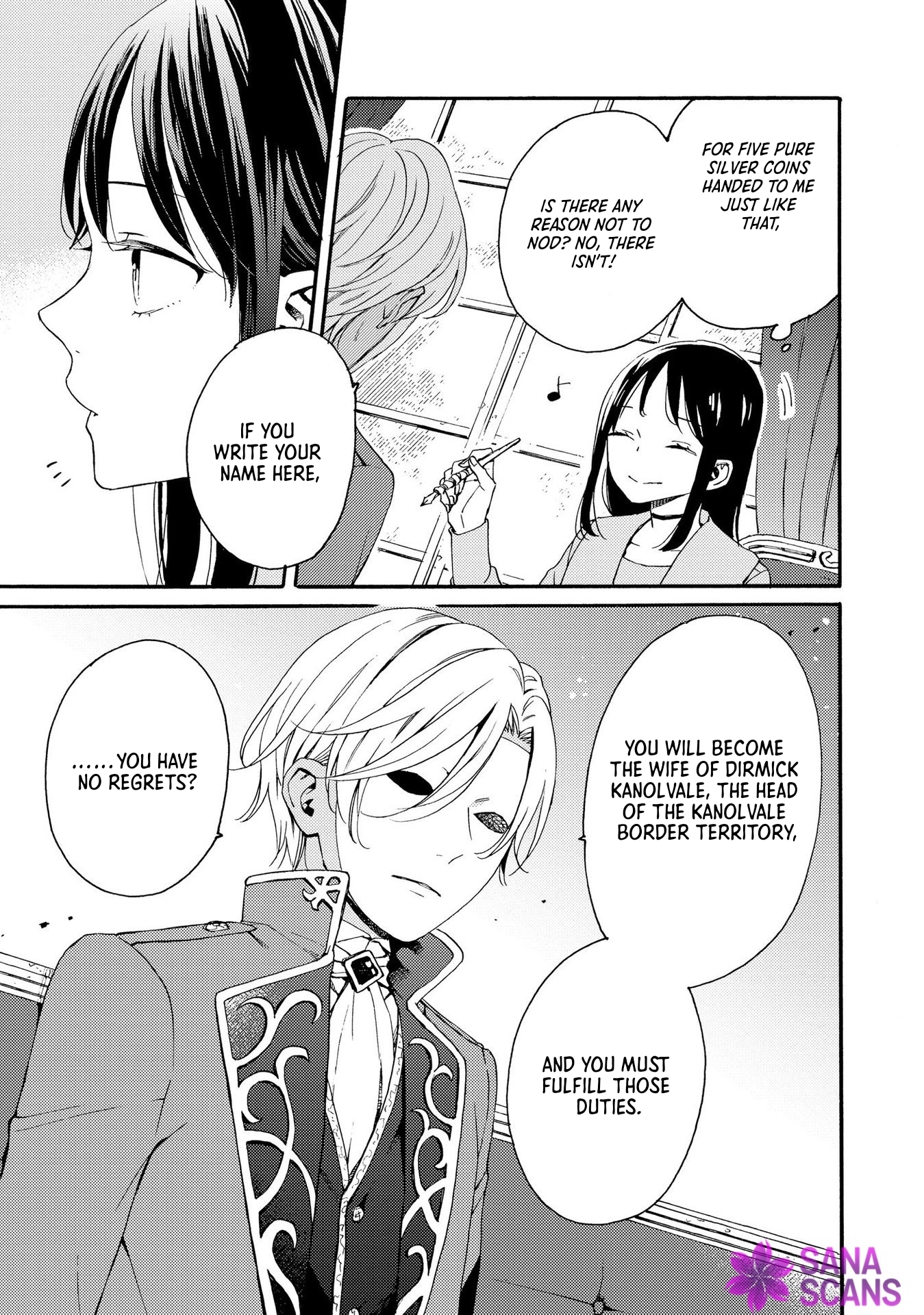 A Money-Loving Commoner's Contract Marriage with a Self-Doubting Noble Chapter 1 - page 5
