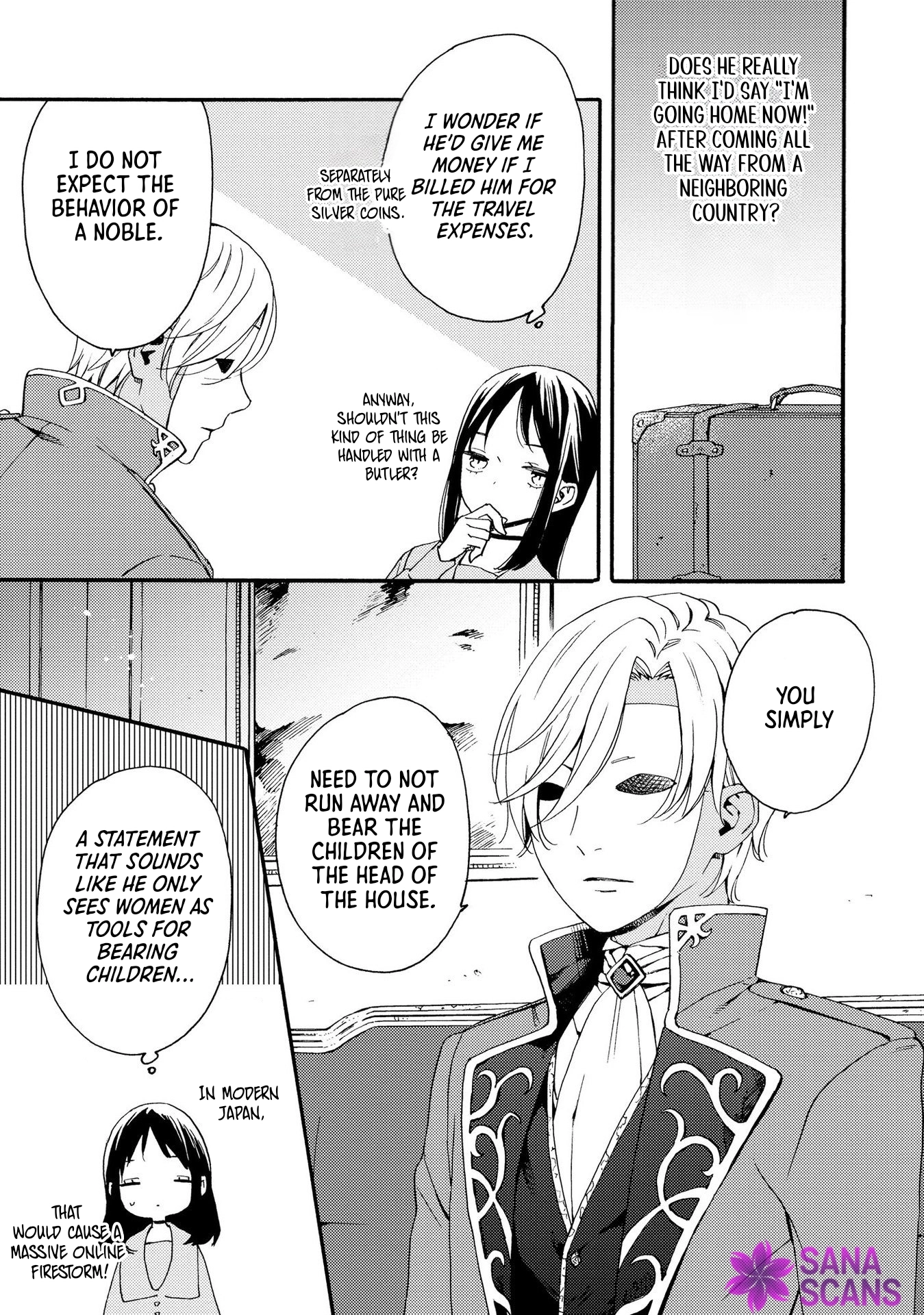 A Money-Loving Commoner's Contract Marriage with a Self-Doubting Noble Chapter 1 - page 7