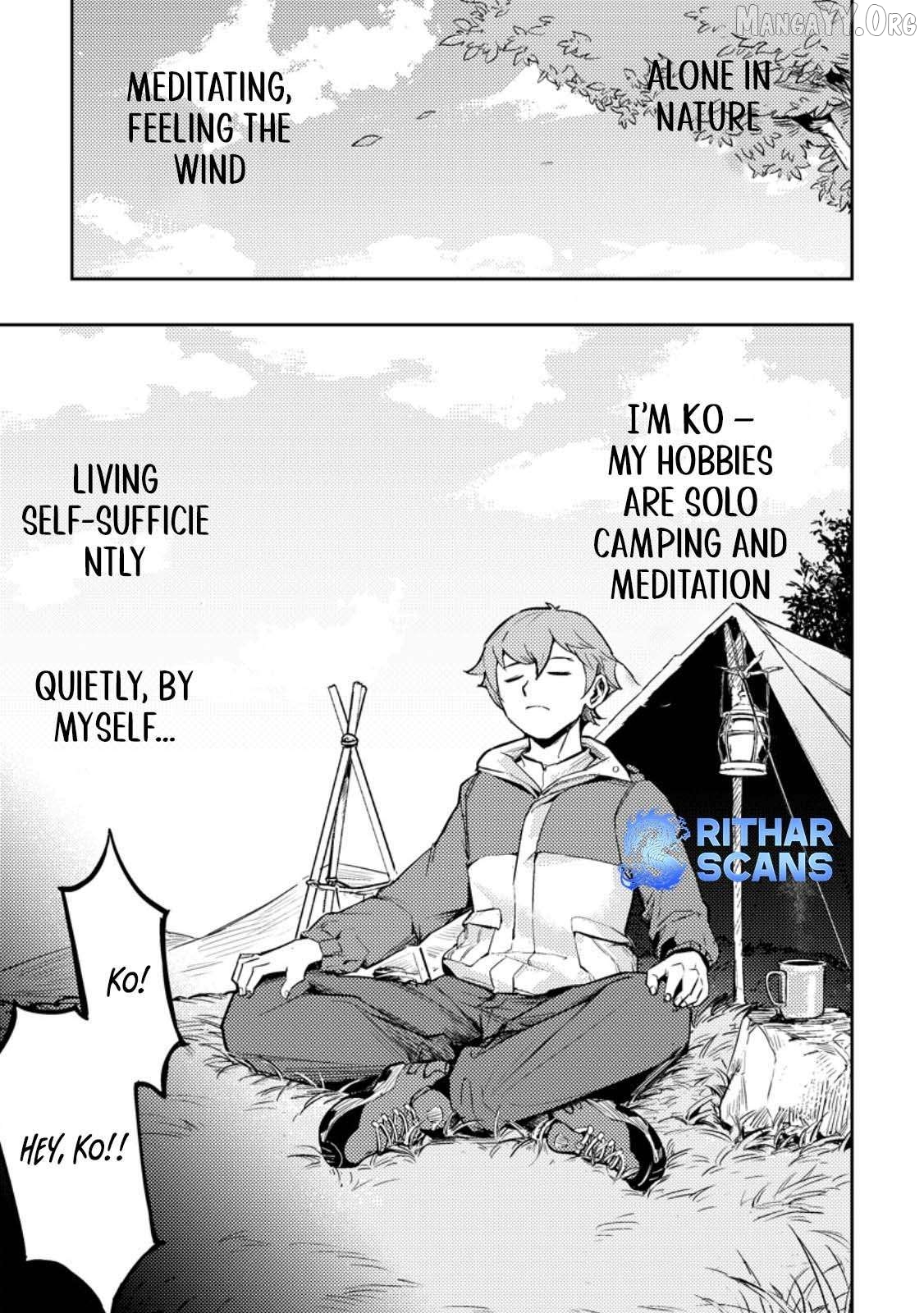 The Solo Camper's Casual, Free-Spirited Journey in Another World Chapter 1 - page 1