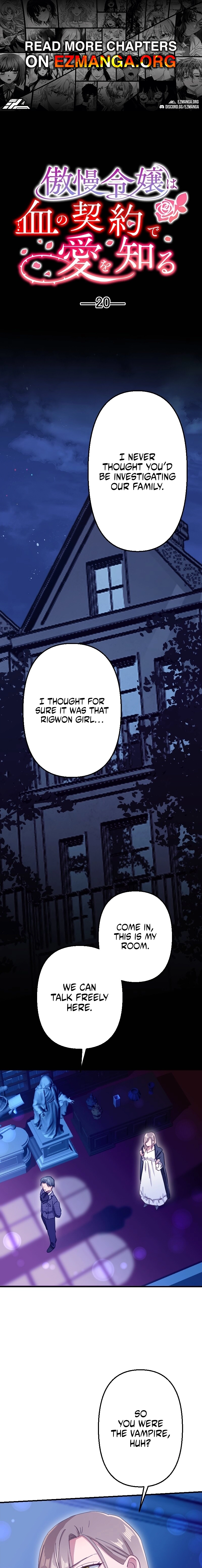 The Arrogant Young Lady Learns Love Through a Blood Contract Chapter 20 - page 1