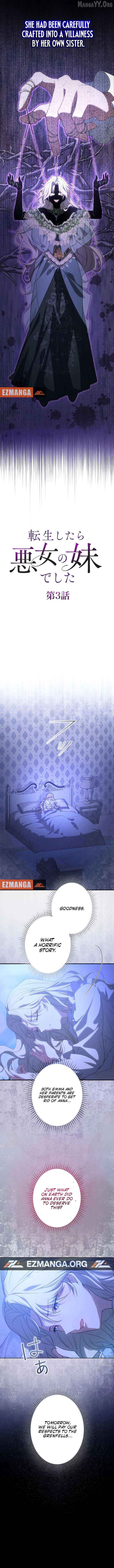 I Was Reincarnated as the Villainess’s Sister Chapter 3 - page 3