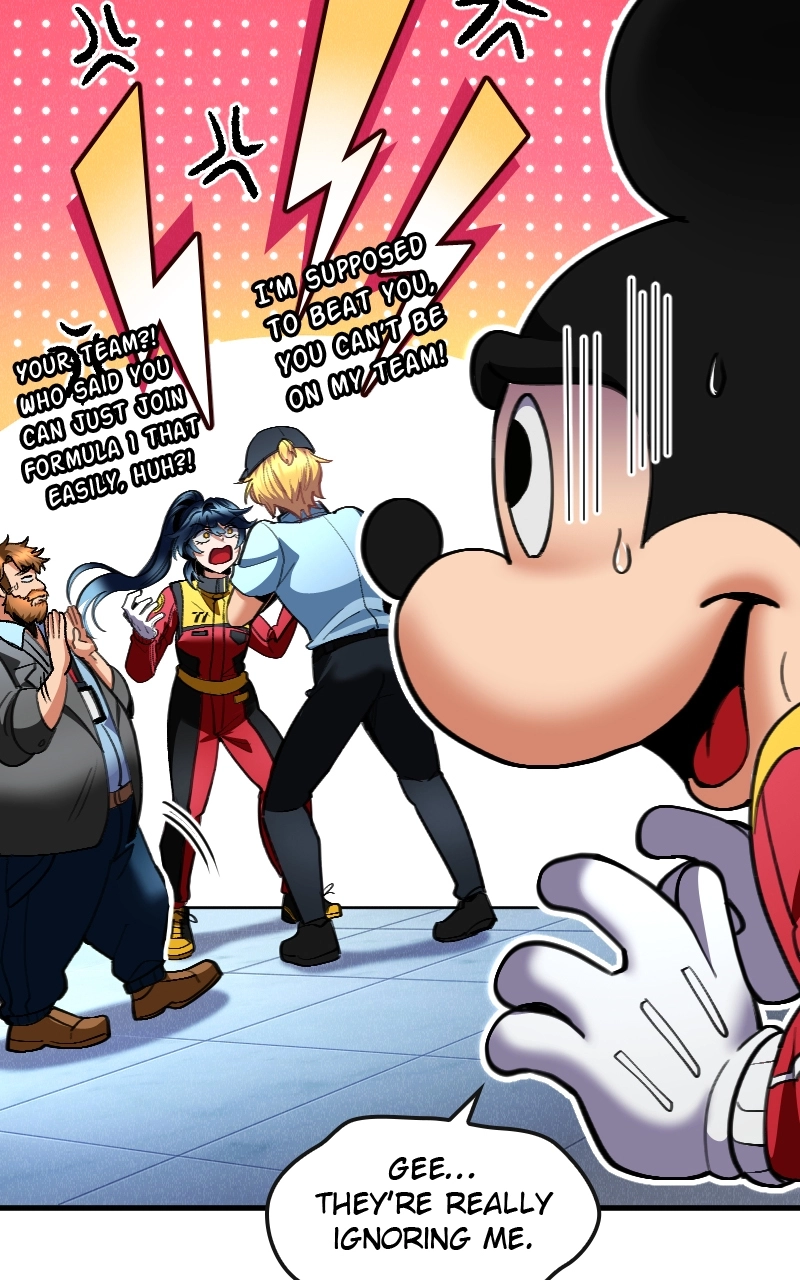Mickey x F1 Racing to the Top! Chapter 2 - page 29