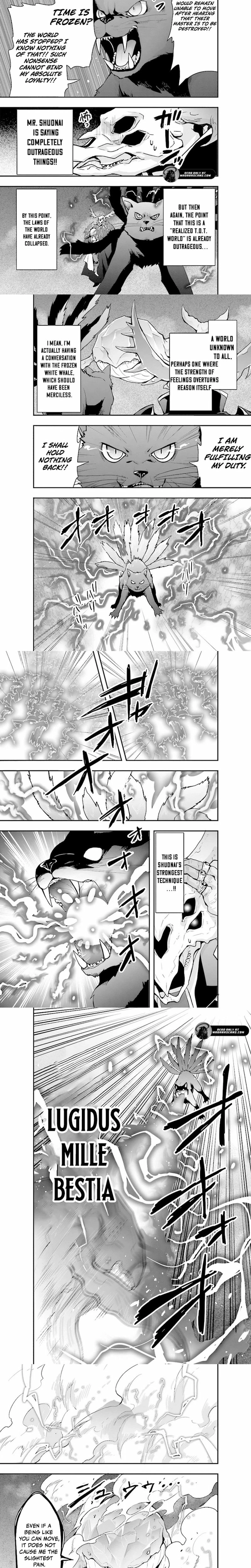 Sono Bouken-sha, Toriatsukai chuui. ~Shoutai wa Muteki no Geboku-tachi wo Suberu Isekai Saikyou no Madou-ou~ Chapter 6 - page 2
