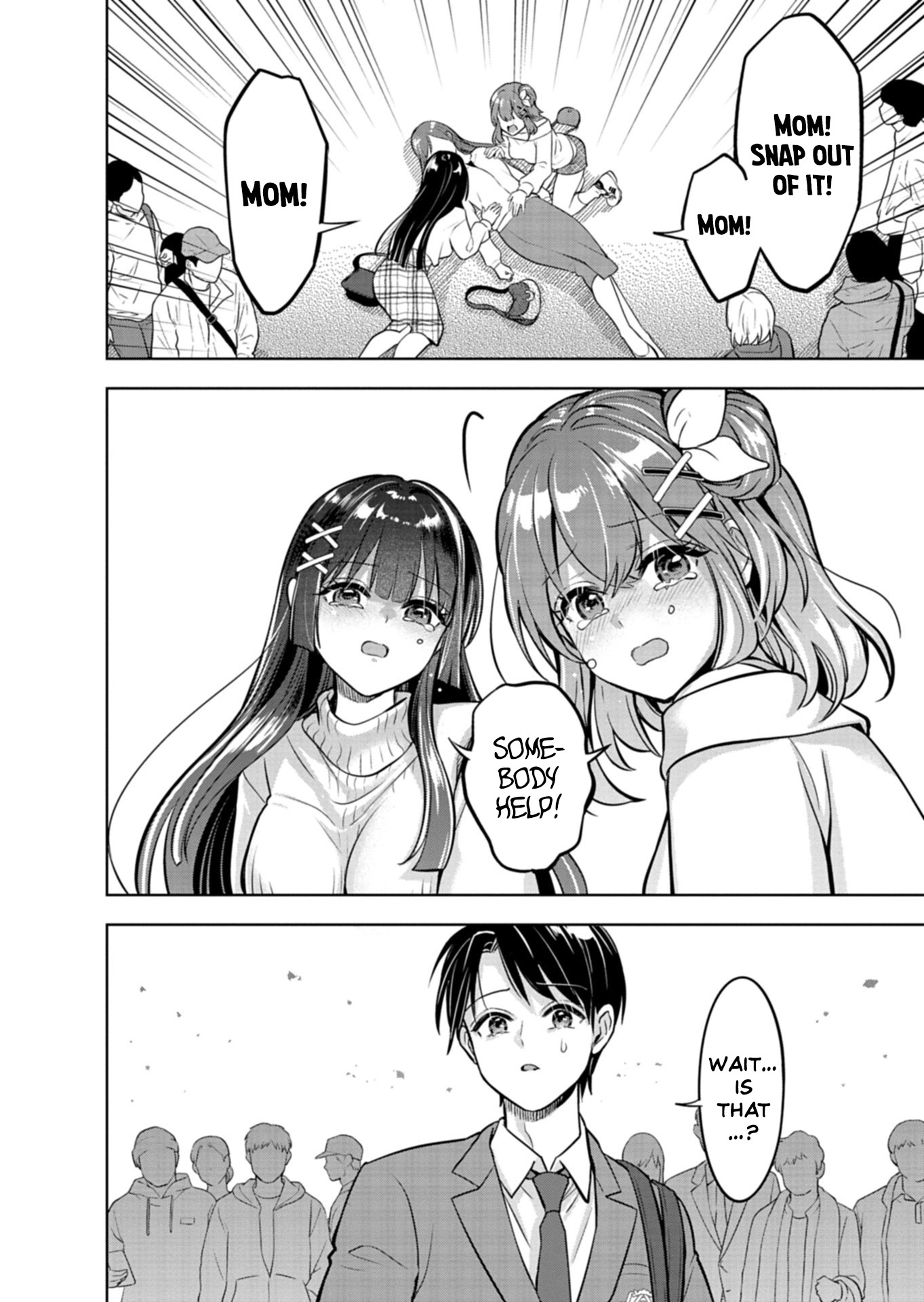 For saving an elderly collapsed women, I got to date her beautiful twin daughters Chapter 1 - page 10