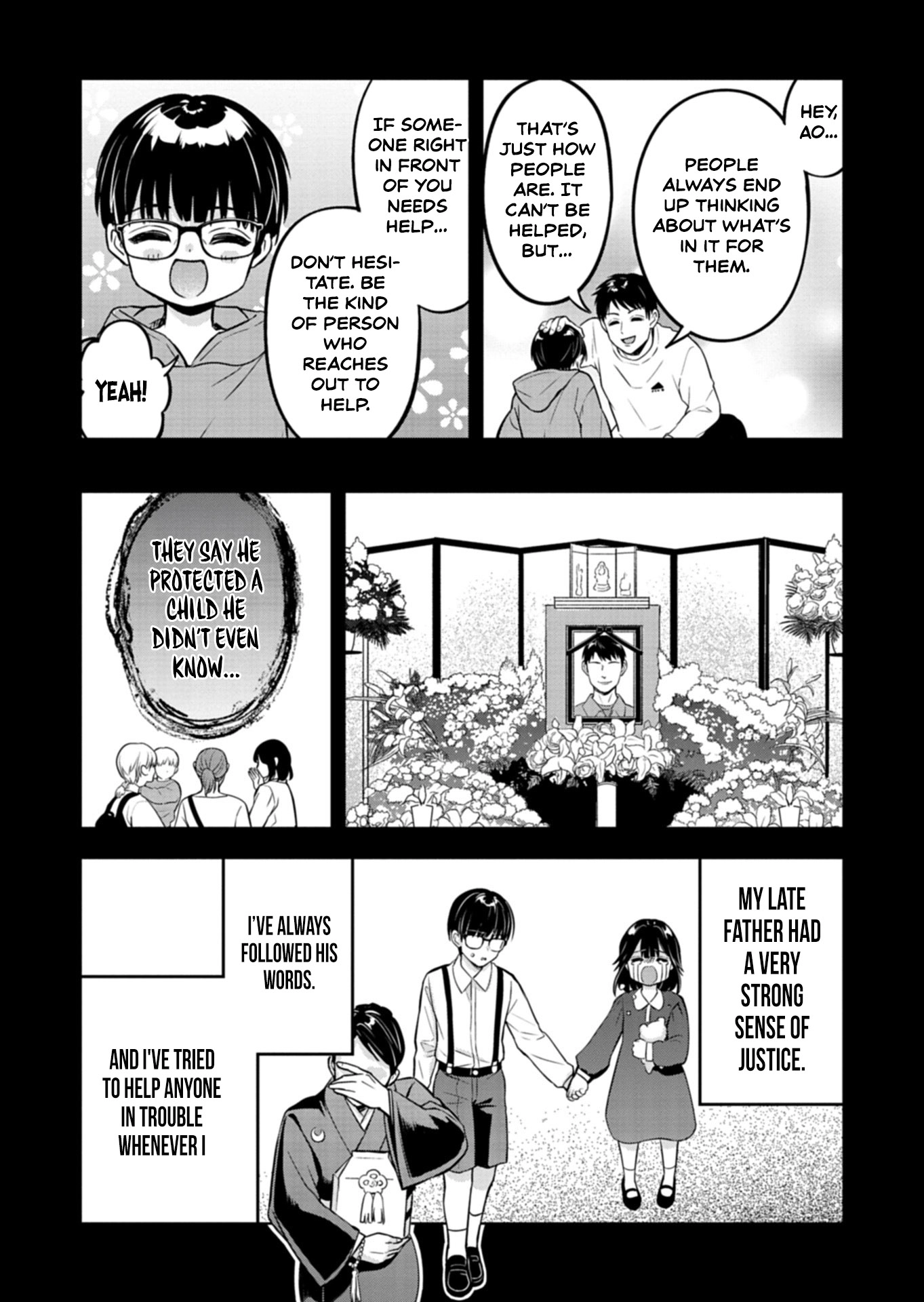 For saving an elderly collapsed women, I got to date her beautiful twin daughters Chapter 1 - page 12
