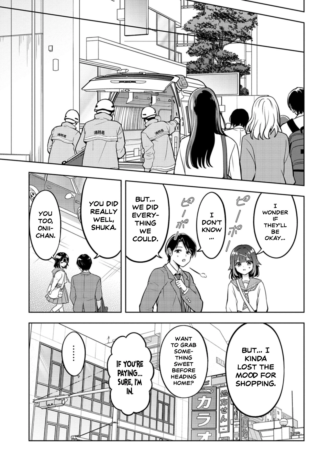 For saving an elderly collapsed women, I got to date her beautiful twin daughters Chapter 1 - page 17