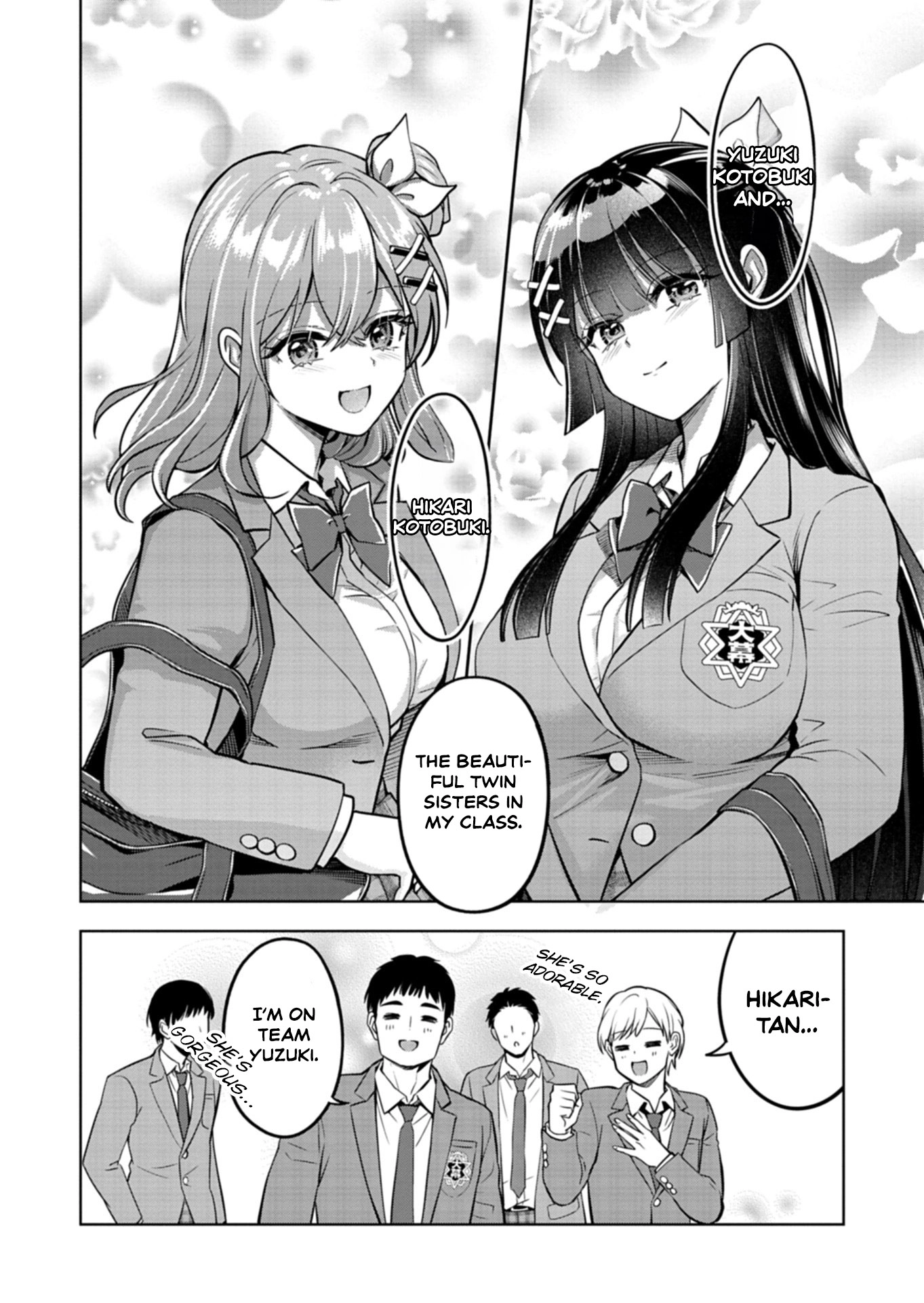 For saving an elderly collapsed women, I got to date her beautiful twin daughters Chapter 1 - page 20