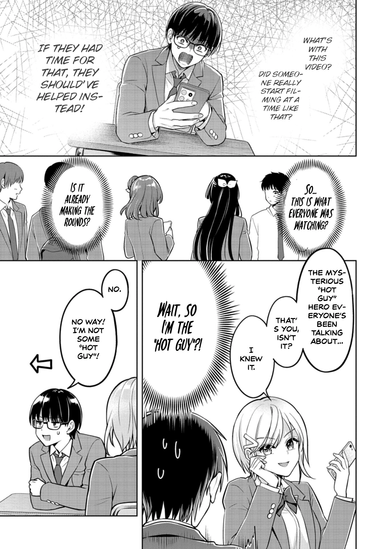 For saving an elderly collapsed women, I got to date her beautiful twin daughters Chapter 1 - page 23
