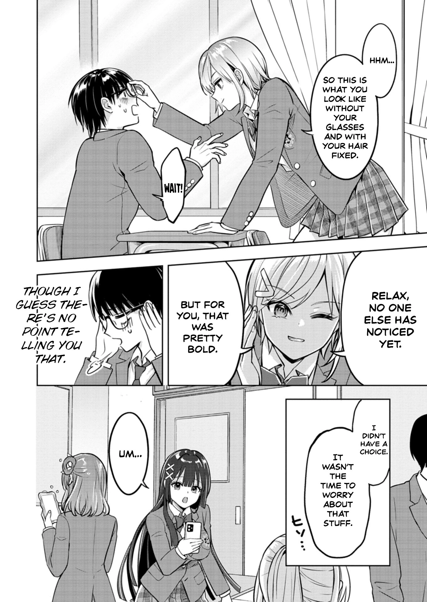 For saving an elderly collapsed women, I got to date her beautiful twin daughters Chapter 1 - page 24