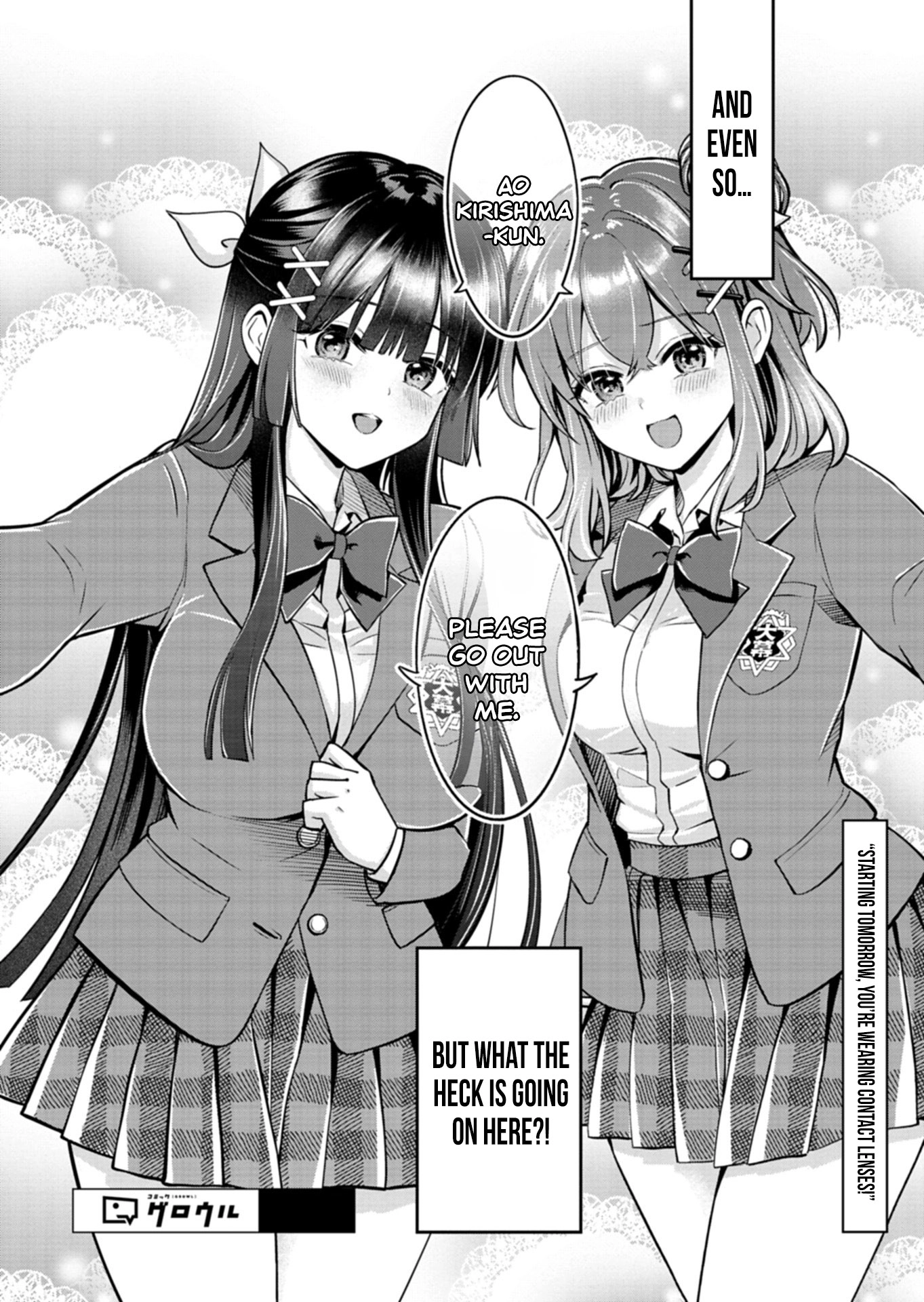 For saving an elderly collapsed women, I got to date her beautiful twin daughters Chapter 1 - page 40