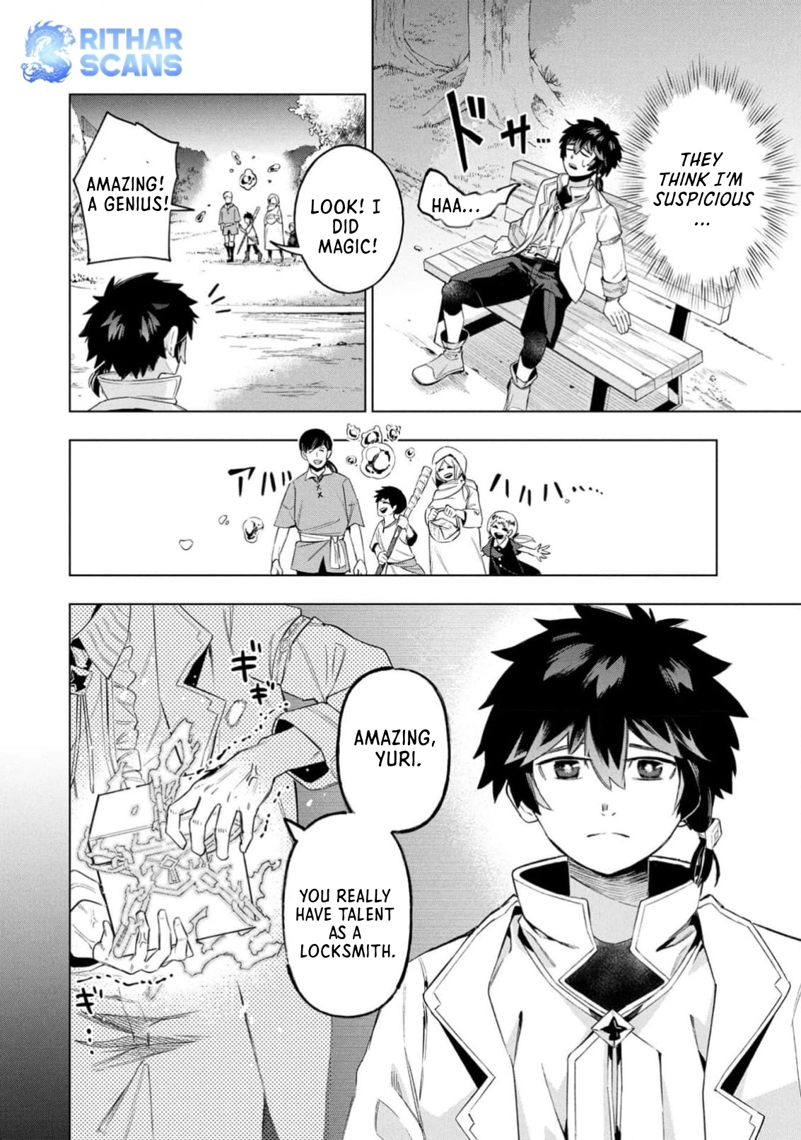 Kyuutei Kagishi, (Time Stop - Lock) to (Bunshibunkai - Release) no Noryoku wo Kakushiteitara Tsuihousareru Chapter 1 - page 13