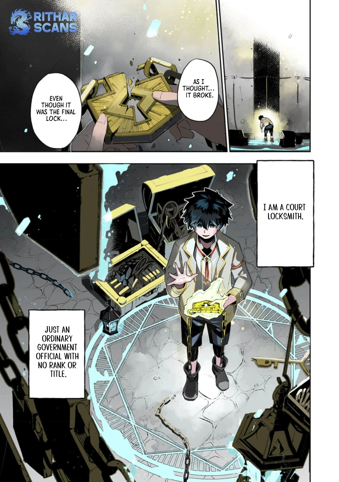 Kyuutei Kagishi, (Time Stop - Lock) to (Bunshibunkai - Release) no Noryoku wo Kakushiteitara Tsuihousareru Chapter 1 - page 2