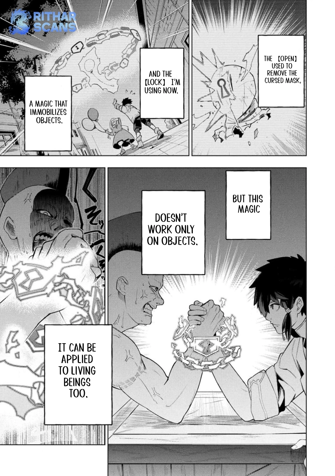 Kyuutei Kagishi, (Time Stop - Lock) to (Bunshibunkai - Release) no Noryoku wo Kakushiteitara Tsuihousareru Chapter 1 - page 34