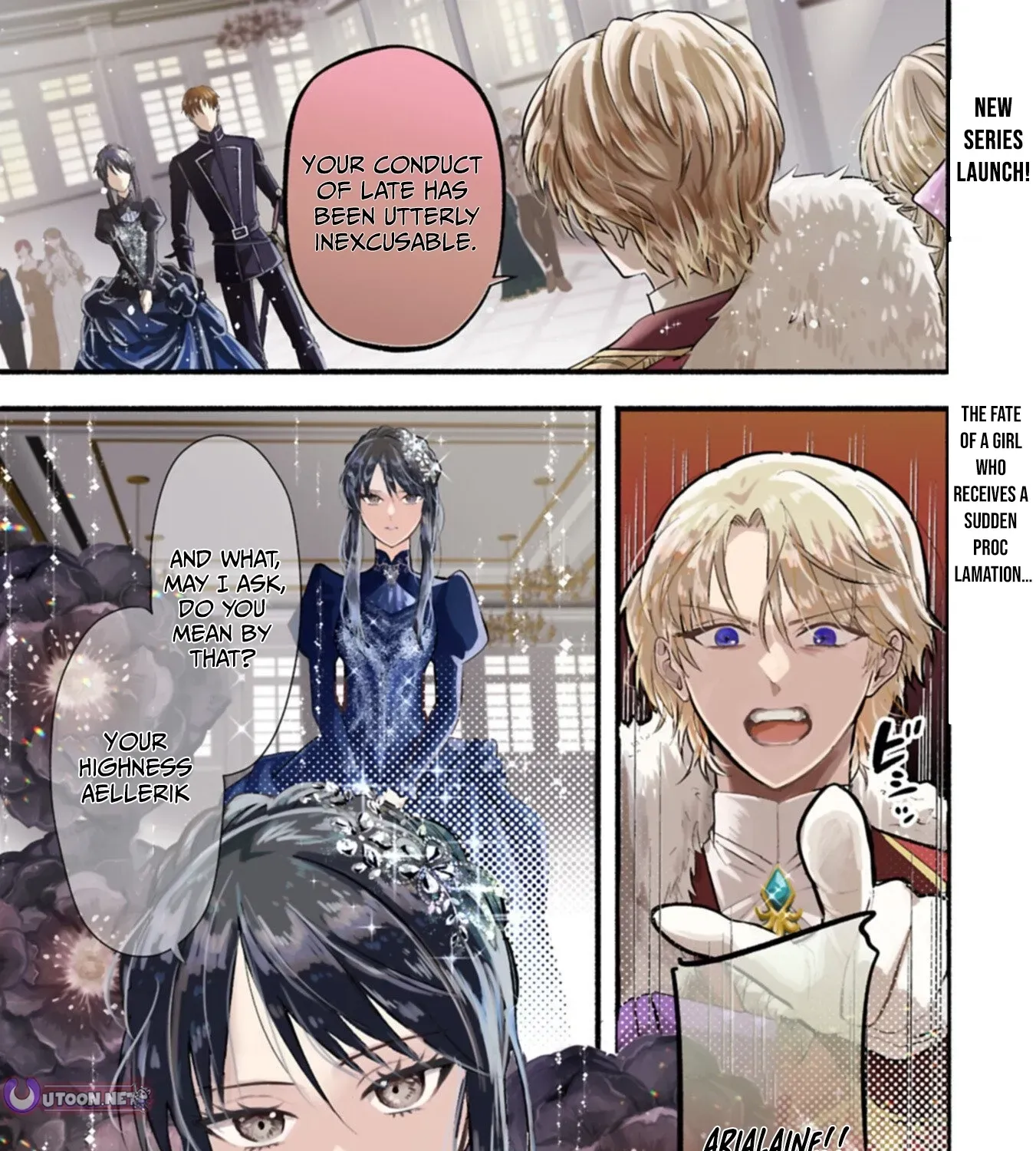 The Banishment of Lady Arialaine, the Duke's Daughter Chapter 1 - page 2