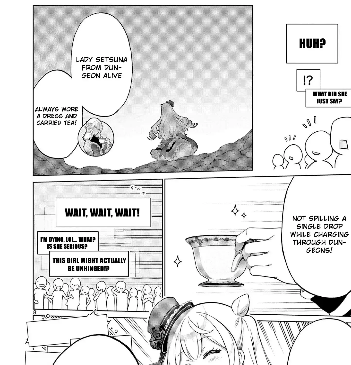 Ojousama-kei Teihen Dungeon Haishinsha, Meiwaku-kei wo Bokottara Bazutte Densetsu ni Nattemasu wa!? Chapter 4 - page 17