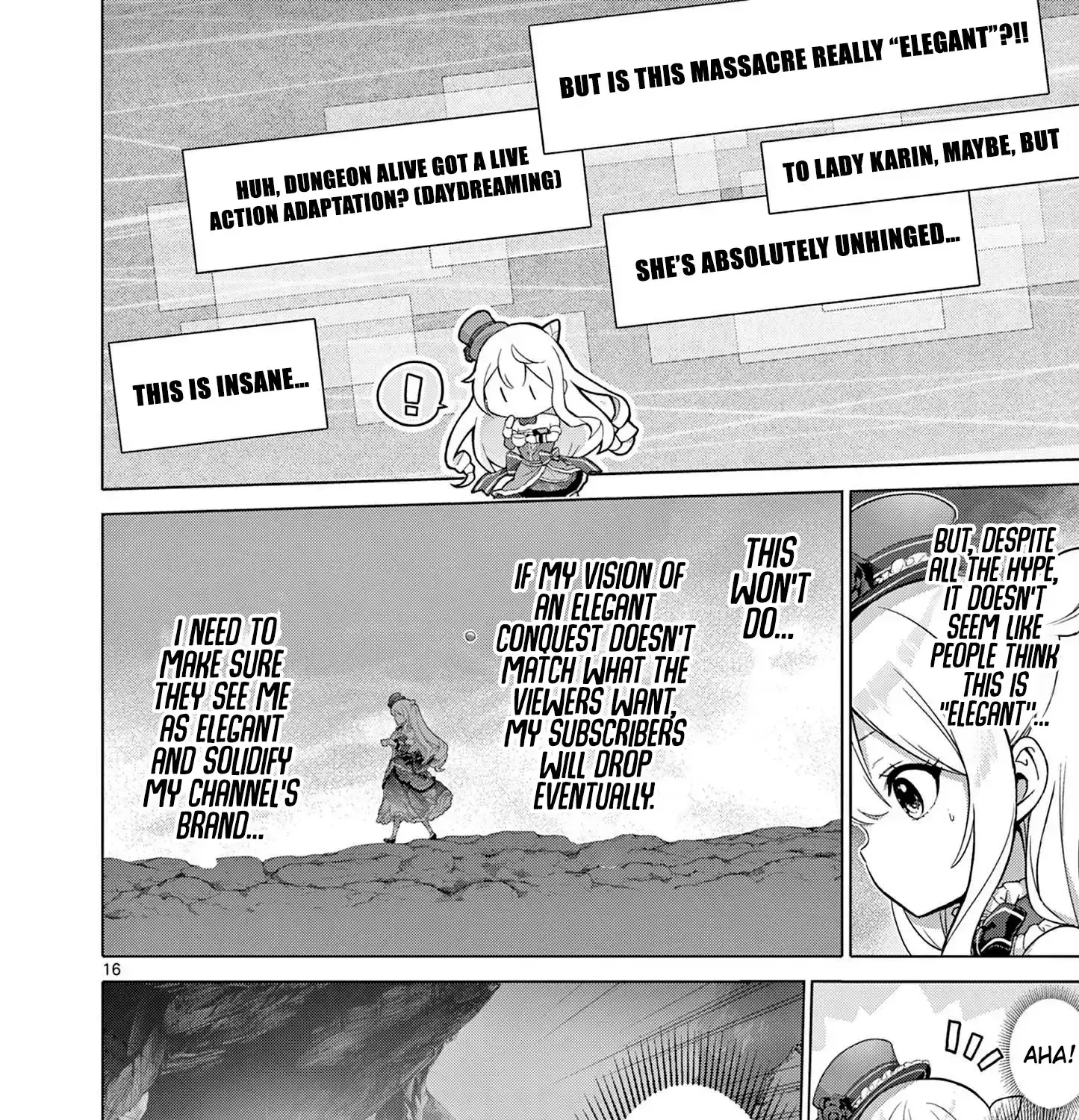 Ojousama-kei Teihen Dungeon Haishinsha, Meiwaku-kei wo Bokottara Bazutte Densetsu ni Nattemasu wa!? Chapter 4 - page 33