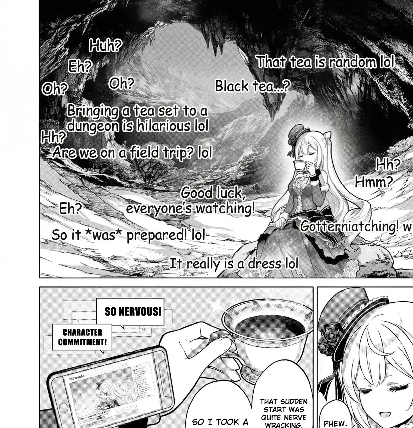 Ojousama-kei Teihen Dungeon Haishinsha, Meiwaku-kei wo Bokottara Bazutte Densetsu ni Nattemasu wa!? Chapter 4 - page 5