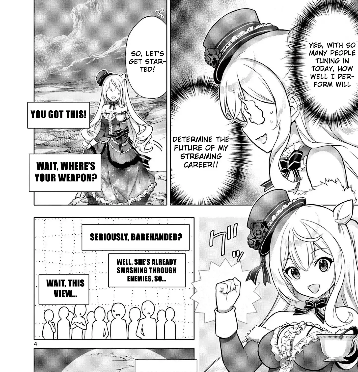 Ojousama-kei Teihen Dungeon Haishinsha, Meiwaku-kei wo Bokottara Bazutte Densetsu ni Nattemasu wa!? Chapter 4 - page 9