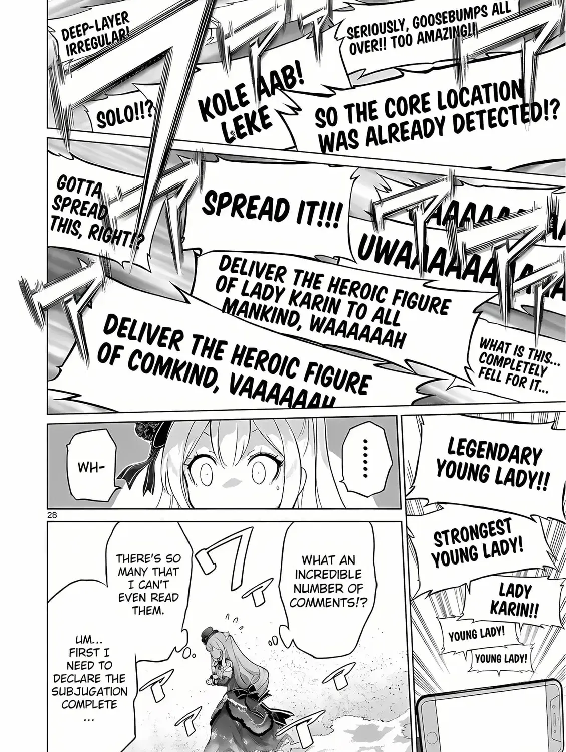 Ojousama-kei Teihen Dungeon Haishinsha, Meiwaku-kei wo Bokottara Bazutte Densetsu ni Nattemasu wa!? Chapter 7 - page 53