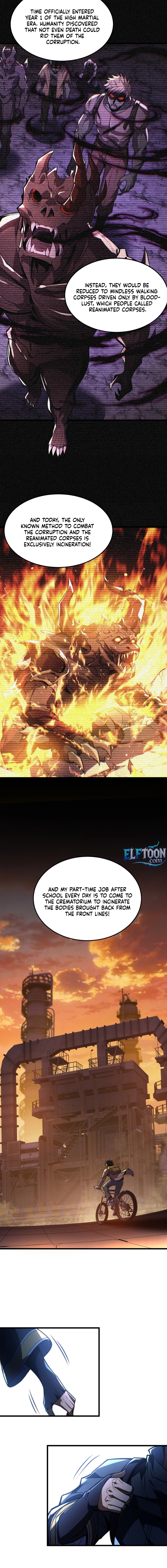 I Became a God Devouring Souls at the Crematorium Chapter 1 - page 8