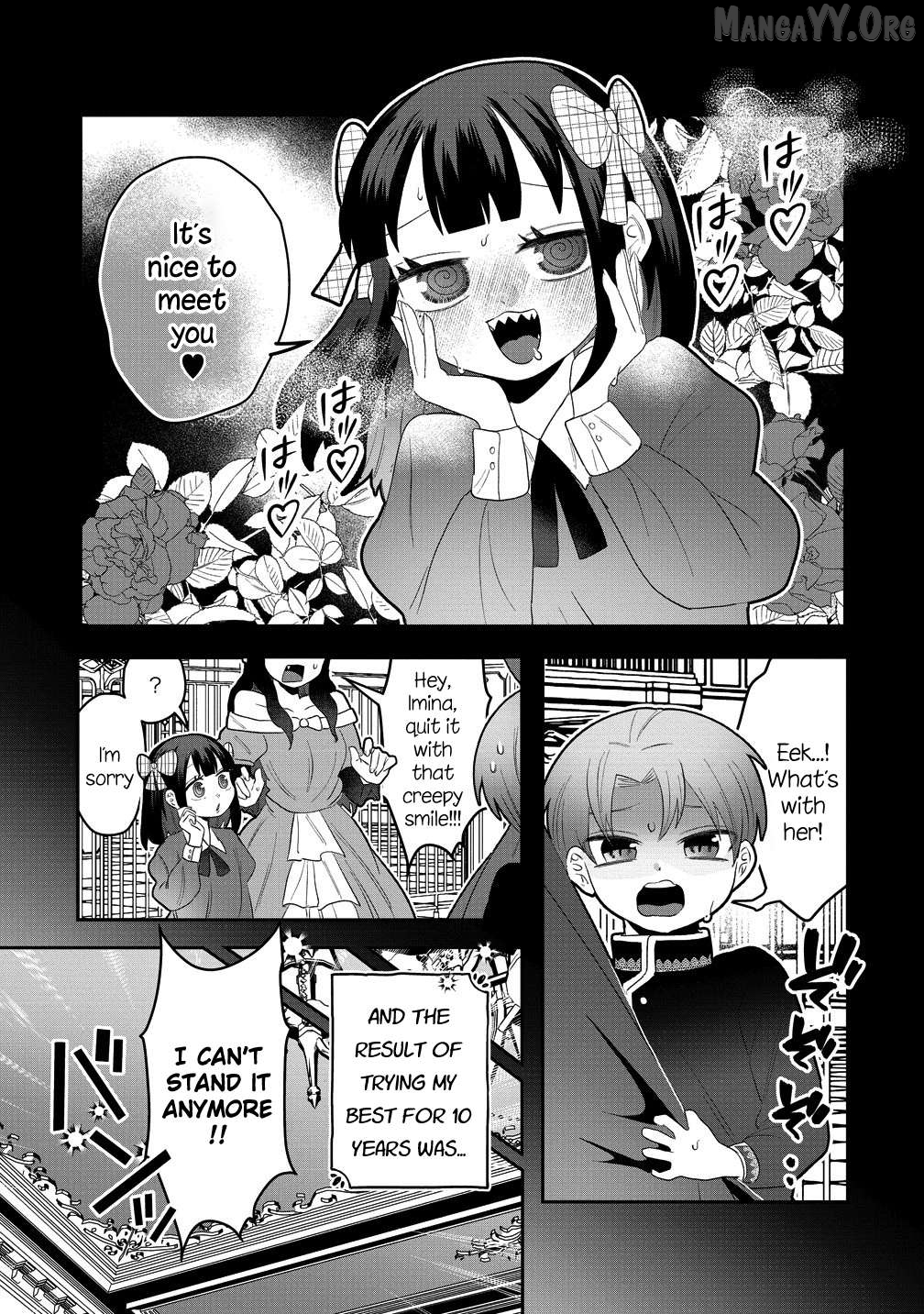Yandere Kakusei!! Suterareta Reijou wa Saikyou Koushaku ni Gekiomo Attack Chuu! Chapter 1 - page 3