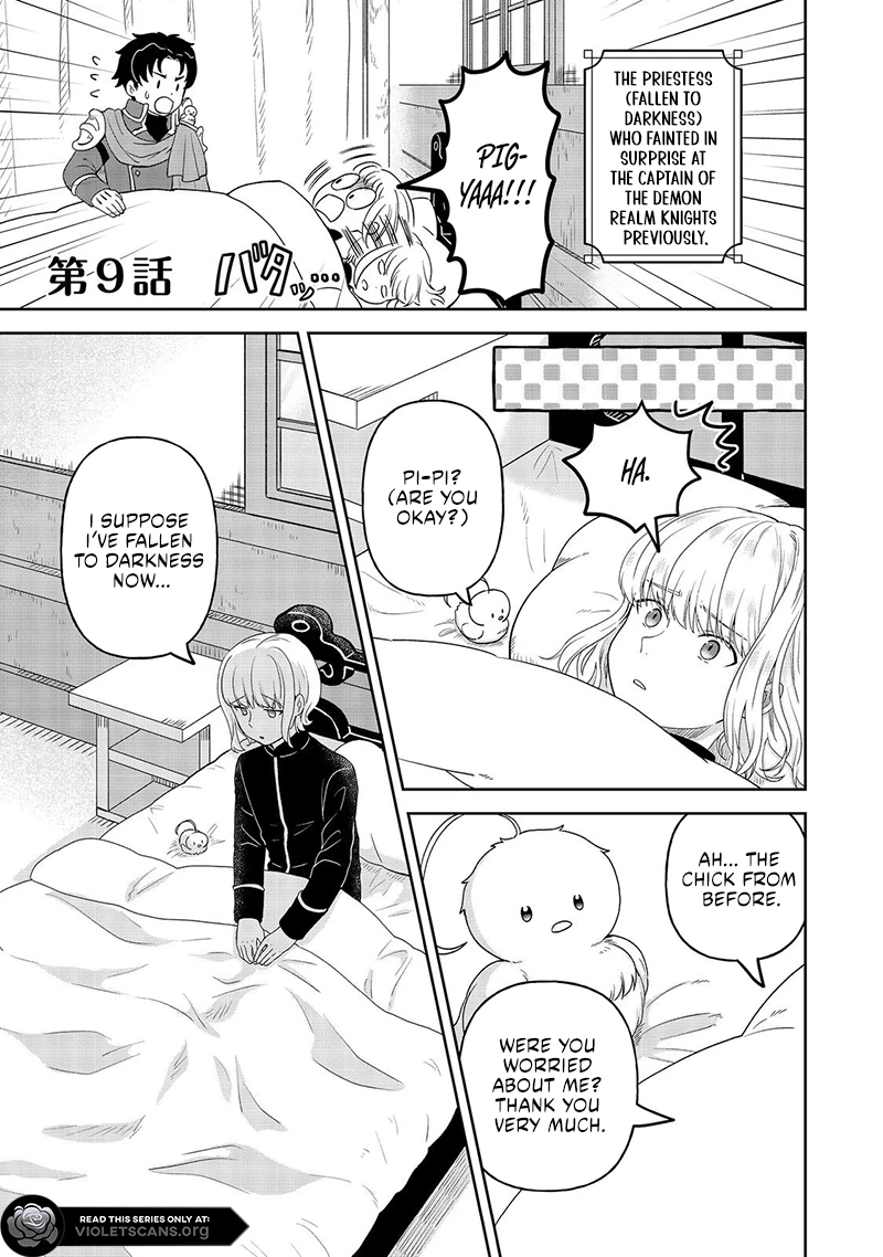 Seijo Dakedo Yami Ochi Shitara Hiyoko ni Narimashita! Chapter 9.1 - page 1