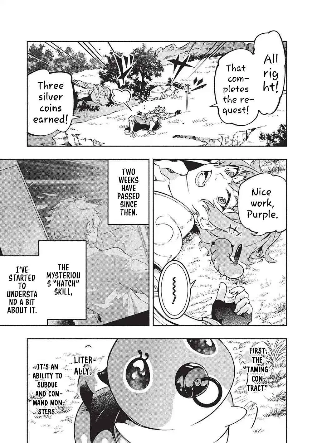 Megami kara "Fuka" no Skill wo Sazukatta Ore ga, Naze ka Genjuuya Shinjuu wo Shitagaeru Saikyou Tamer ni Naru Made Chapter 2 - page 4