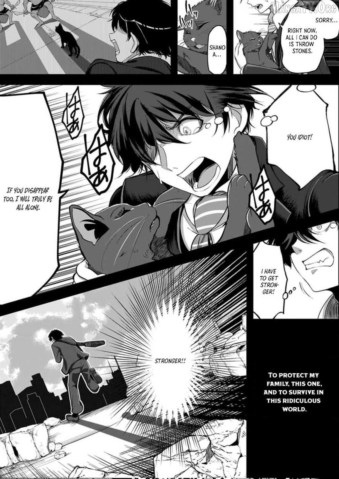 When Dungeons Appeared on Earth, Only I Gained Access to Another World: With a Unique Job System and My Cat Turned Divine Beast, I Dominate Both Worlds Chapter 1 - page 4