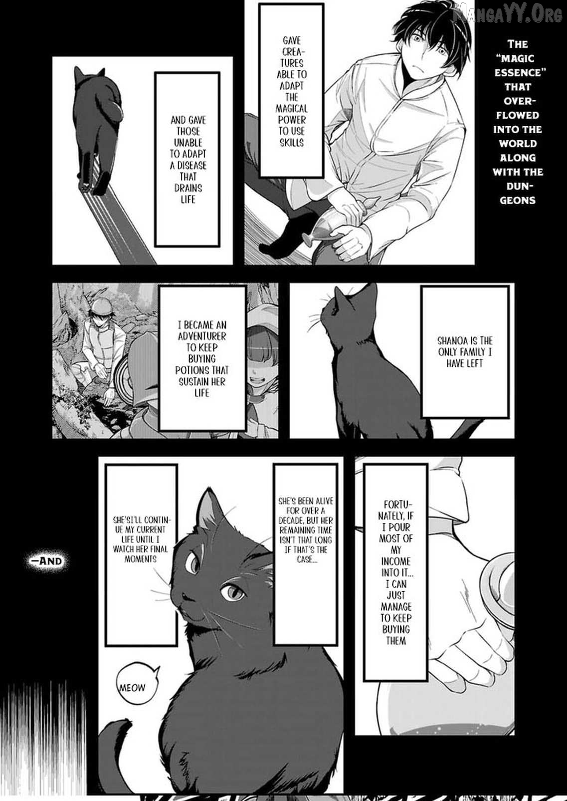 When Dungeons Appeared on Earth, Only I Gained Access to Another World: With a Unique Job System and My Cat Turned Divine Beast, I Dominate Both Worlds Chapter 2 - page 7