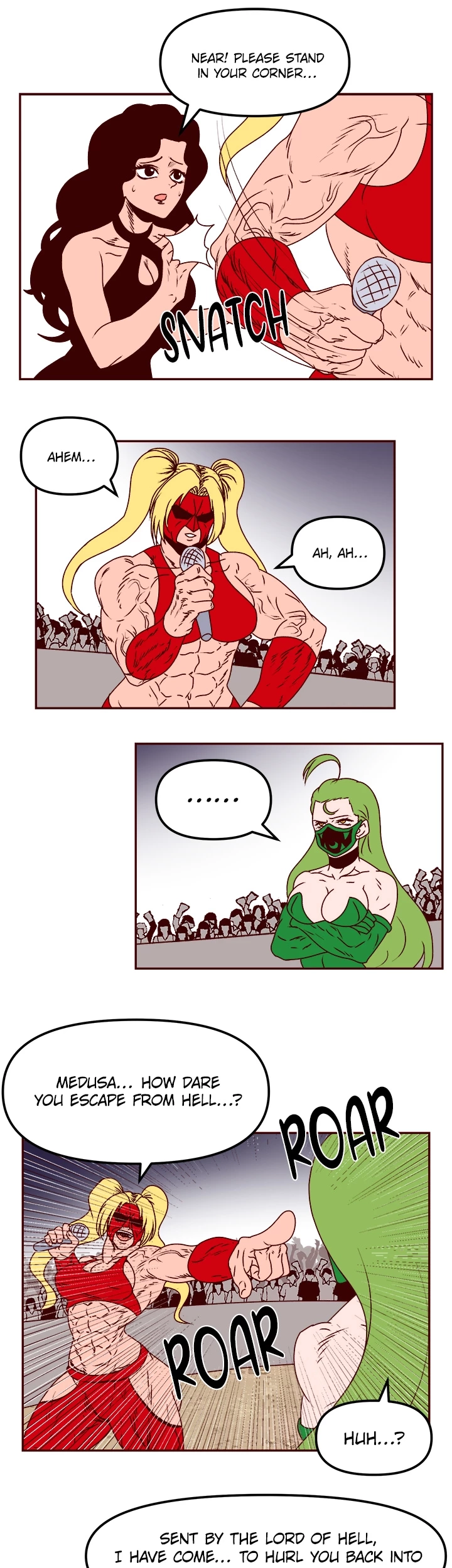 Muscle Girls Colosseum Chapter 10 - page 1