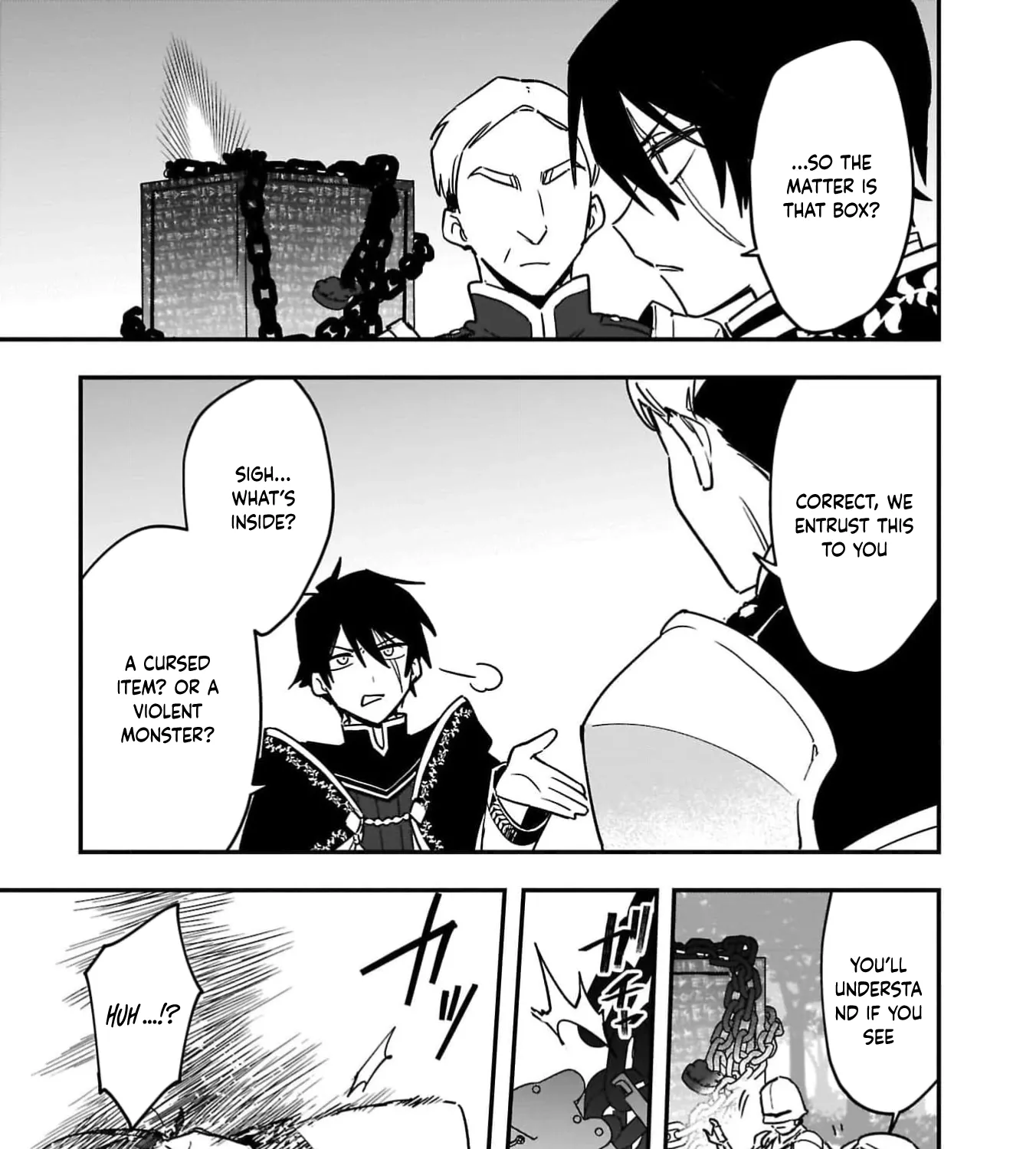 Tsuihou Saikyou Kuzu (?) Kenja no Henkyou Kosodate Slow Life Kuzu da to Kanchigaisaregachi na Saikyou no Zen'nin wa Maou no Musume wo Chouzetsu Iko ni Sodateageru Chapter 1 - page 49