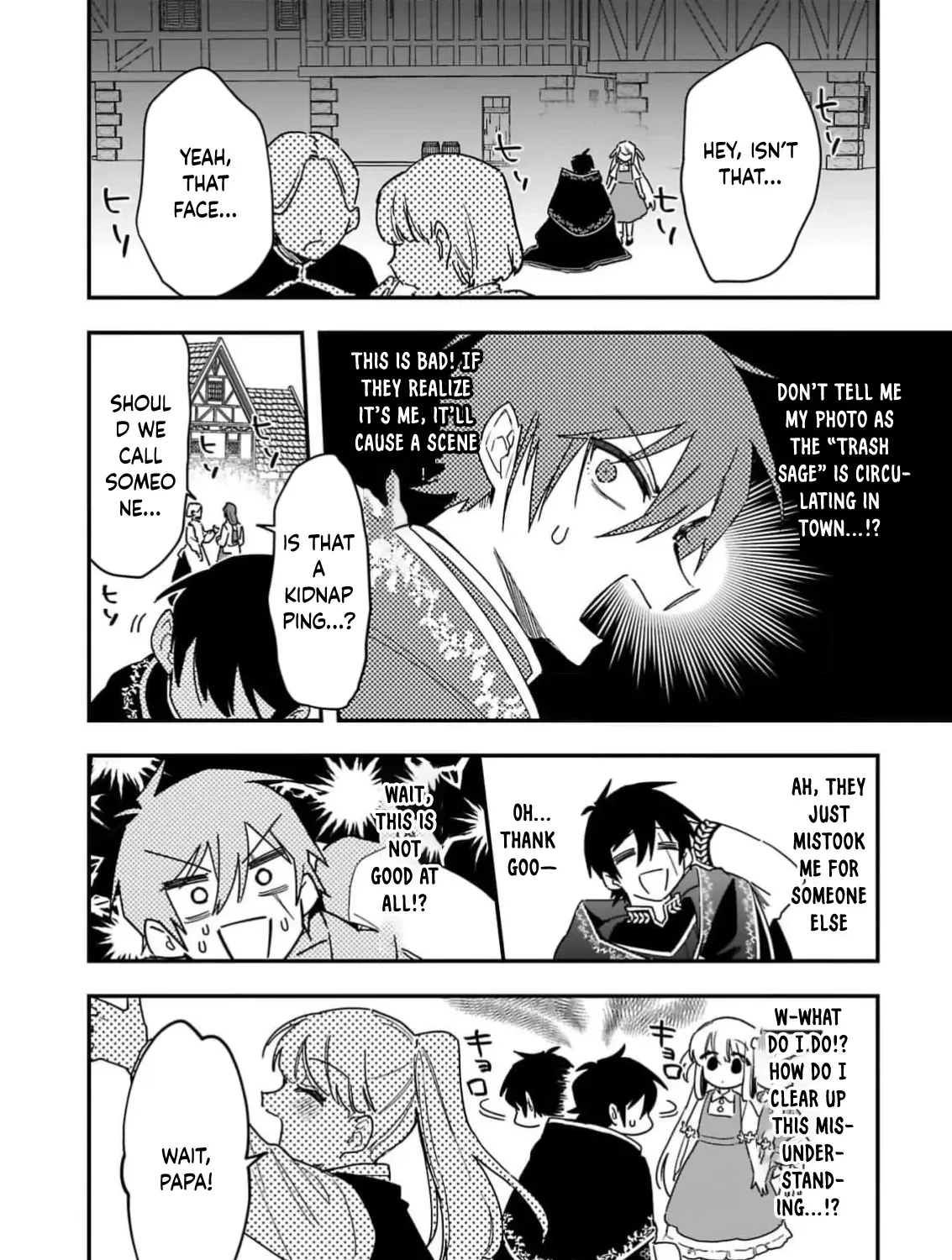 Tsuihou Saikyou Kuzu (?) Kenja no Henkyou Kosodate Slow Life Kuzu da to Kanchigaisaregachi na Saikyou no Zen'nin wa Maou no Musume wo Chouzetsu Iko ni Sodateageru Chapter 2 - page 31