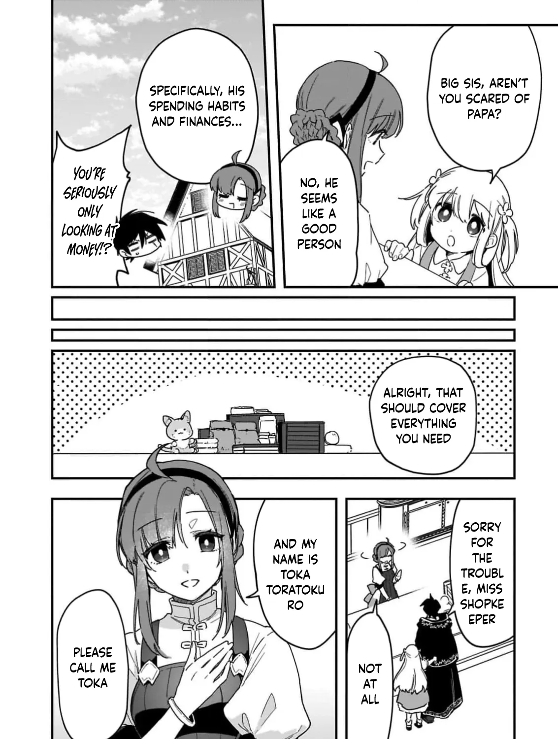 Tsuihou Saikyou Kuzu (?) Kenja no Henkyou Kosodate Slow Life Kuzu da to Kanchigaisaregachi na Saikyou no Zen'nin wa Maou no Musume wo Chouzetsu Iko ni Sodateageru Chapter 2 - page 55