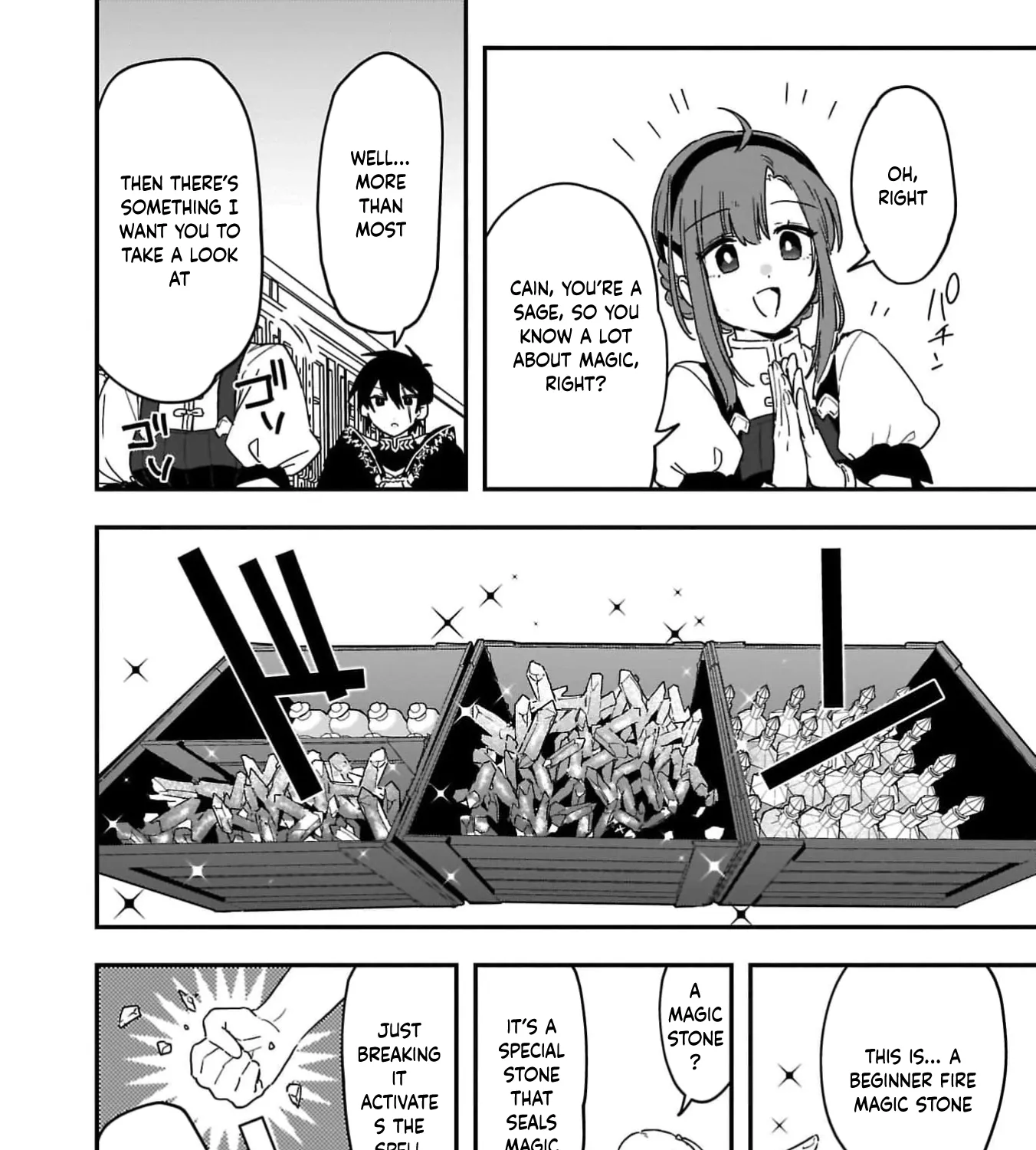 Tsuihou Saikyou Kuzu (?) Kenja no Henkyou Kosodate Slow Life Kuzu da to Kanchigaisaregachi na Saikyou no Zen'nin wa Maou no Musume wo Chouzetsu Iko ni Sodateageru Chapter 2 - page 59