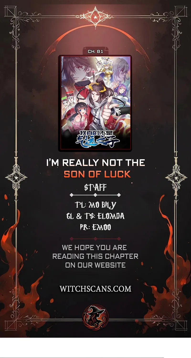 I Am Really Not A Child Of Luck Chapter 81 - page 1