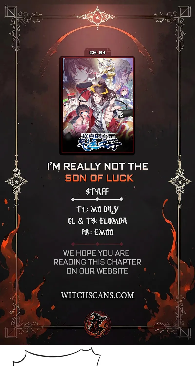 I Am Really Not A Child Of Luck Chapter 84 - page 1