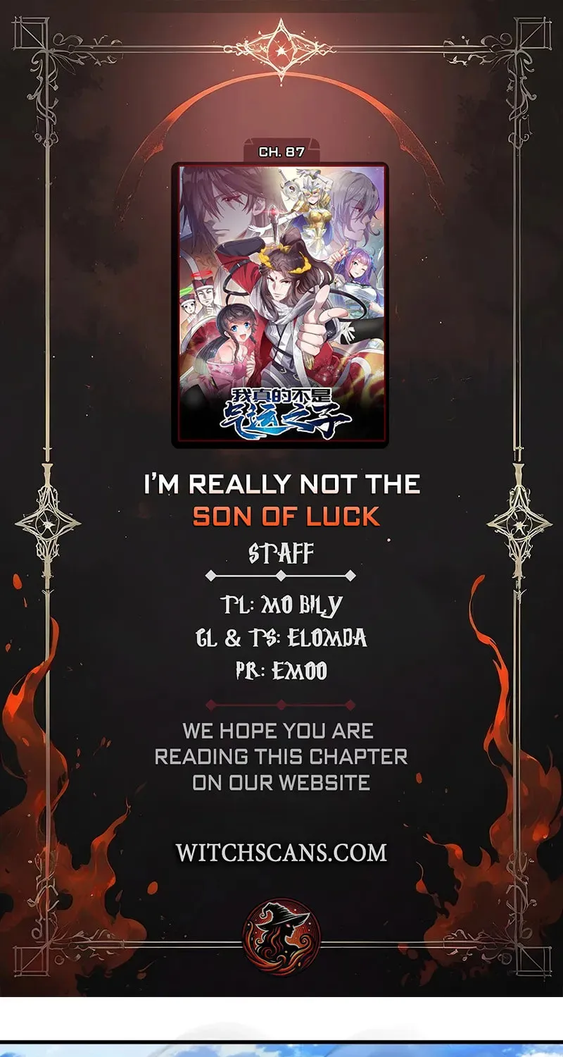 I Am Really Not A Child Of Luck Chapter 87 - page 1