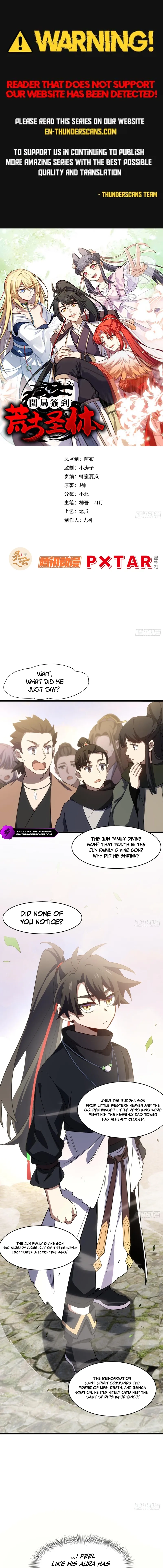 Start by signing in and obtaining the Ancient Divine Body Chapter 143 - page 1