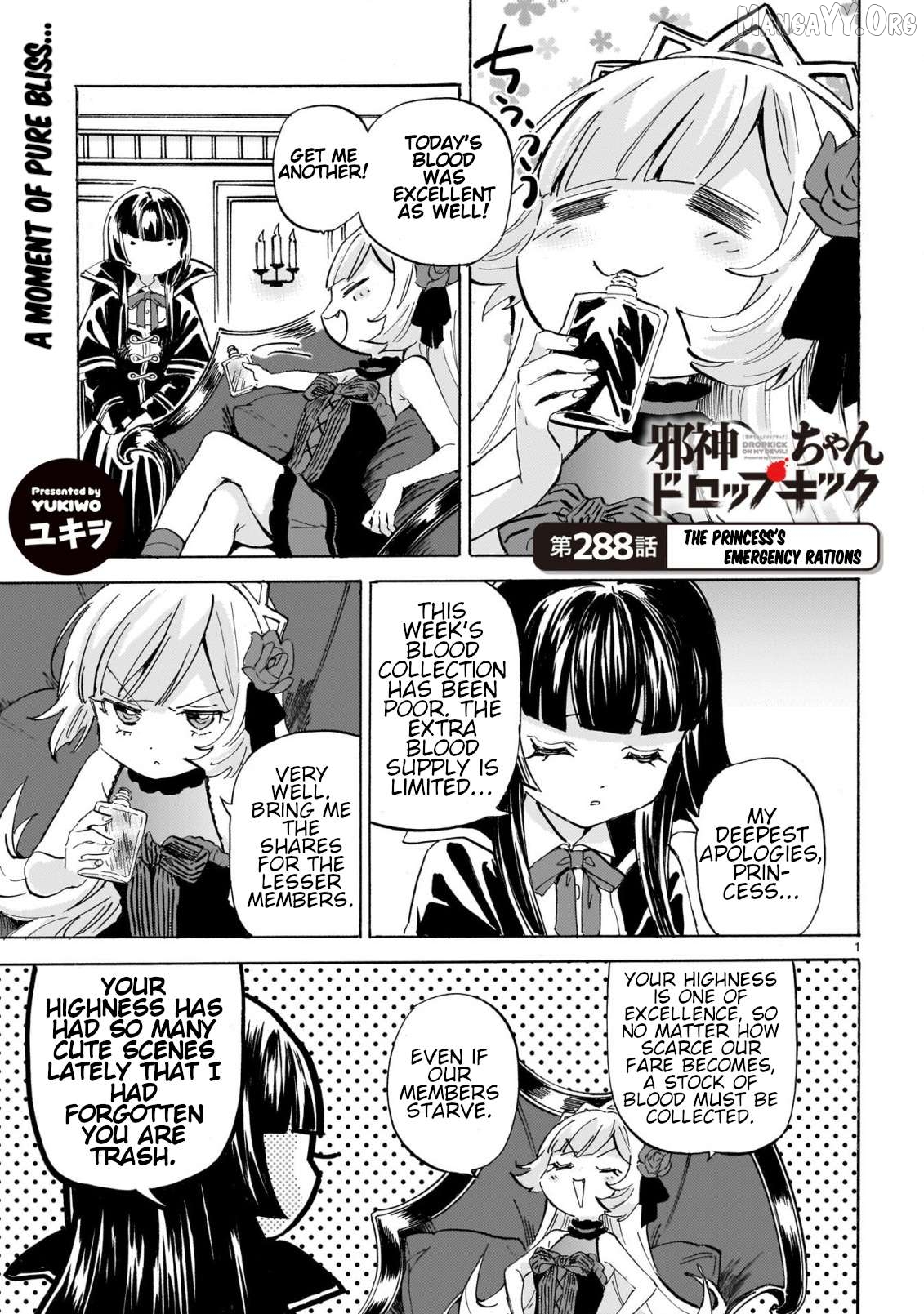 Jashin-chan Dropkick Chapter 294 - page 1