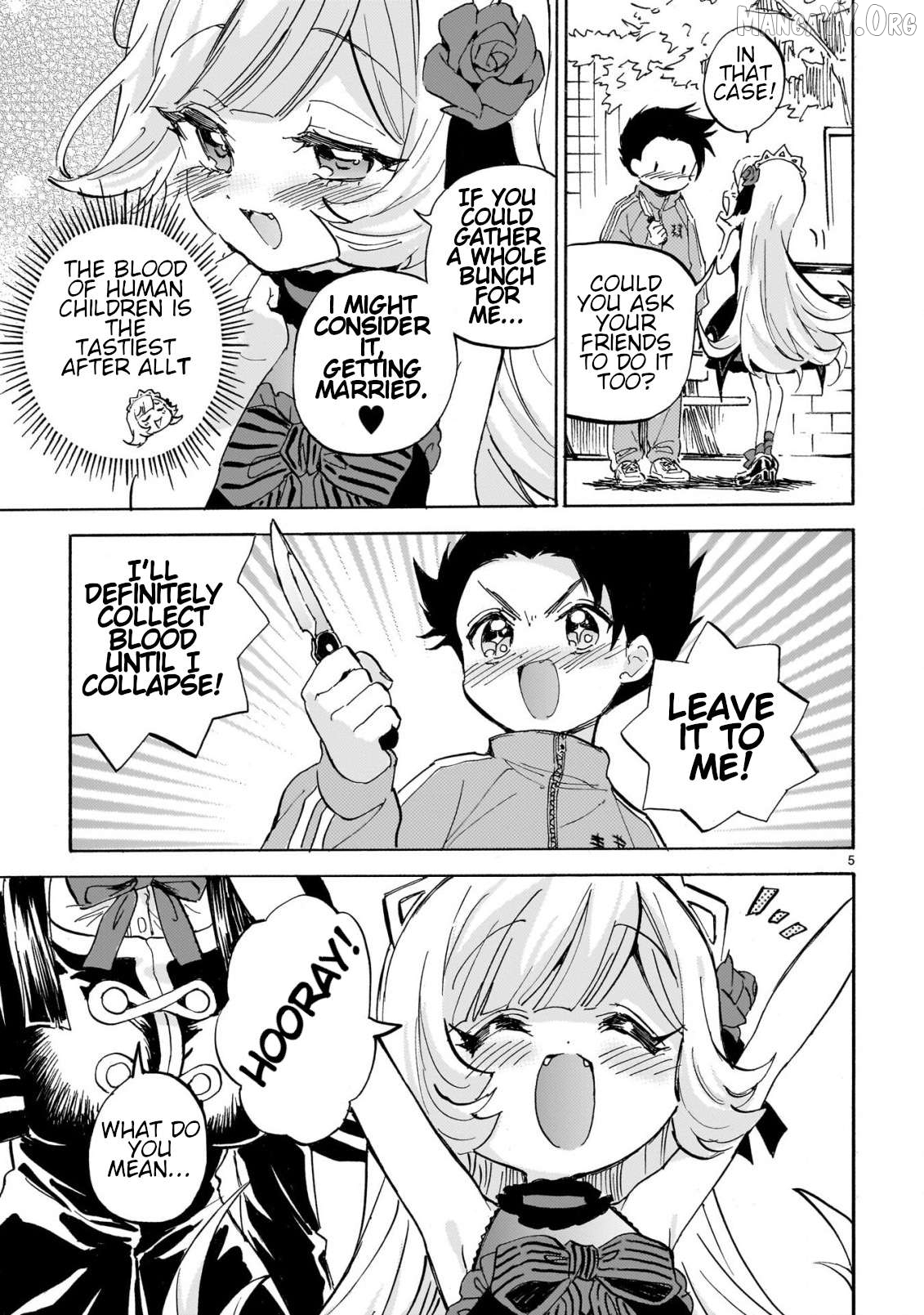 Jashin-chan Dropkick Chapter 294 - page 5