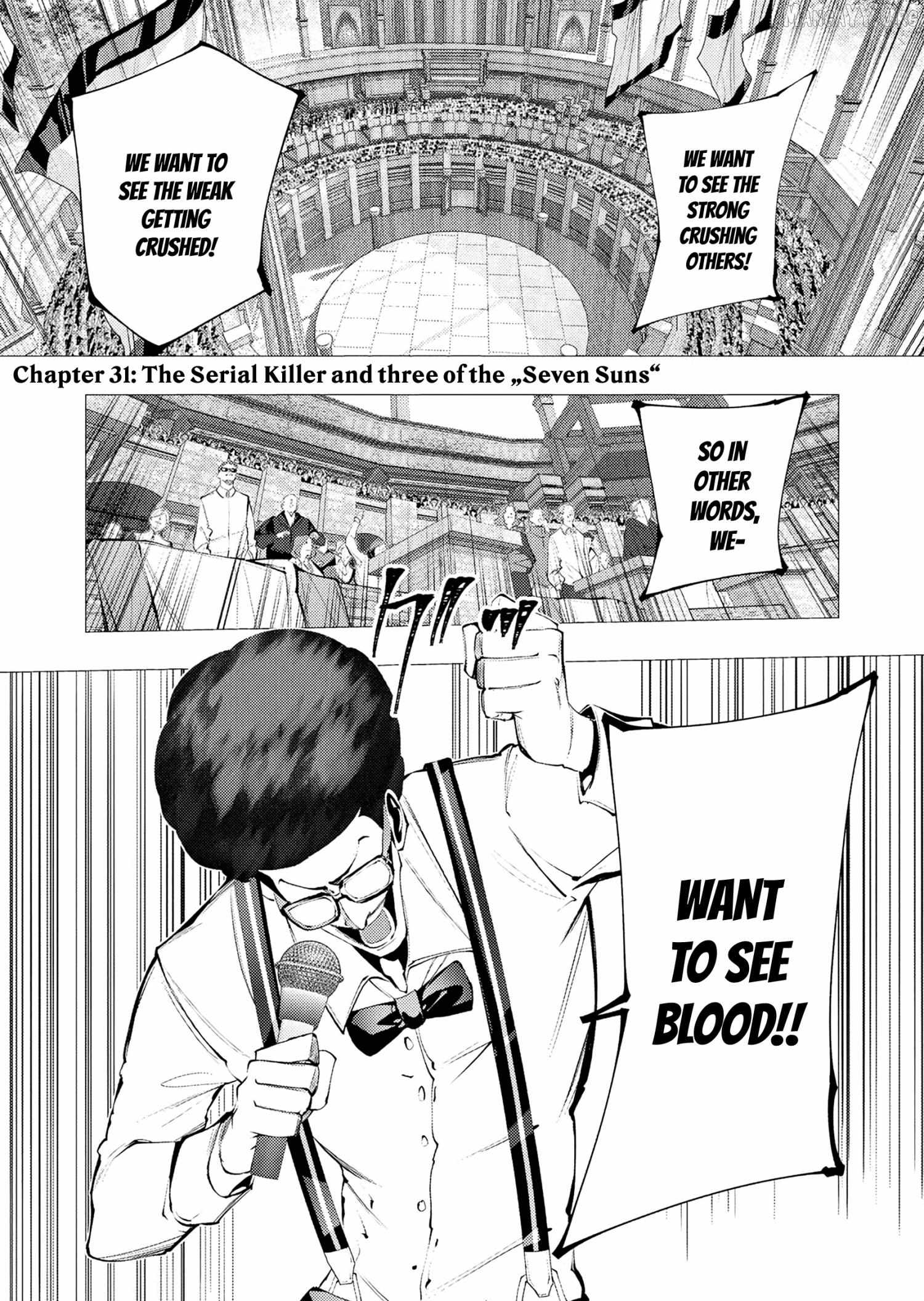 The Serial Killer Is Reincarnated Into the Another World. Chapter 31 - page 1