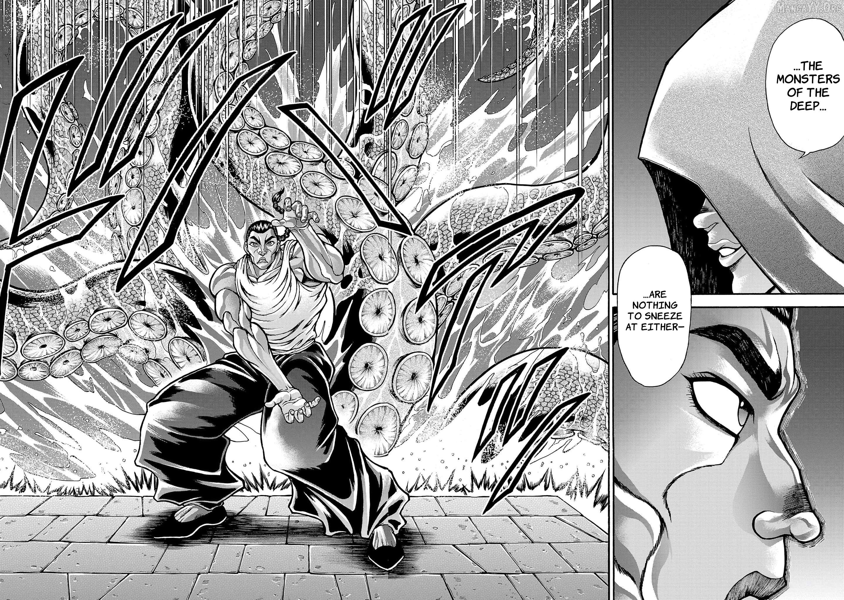 Baki Gaiden – Retsu Kaioh Isekai Tensei Shitemo Ikkō Kamawan! Chapter 63 - page 16