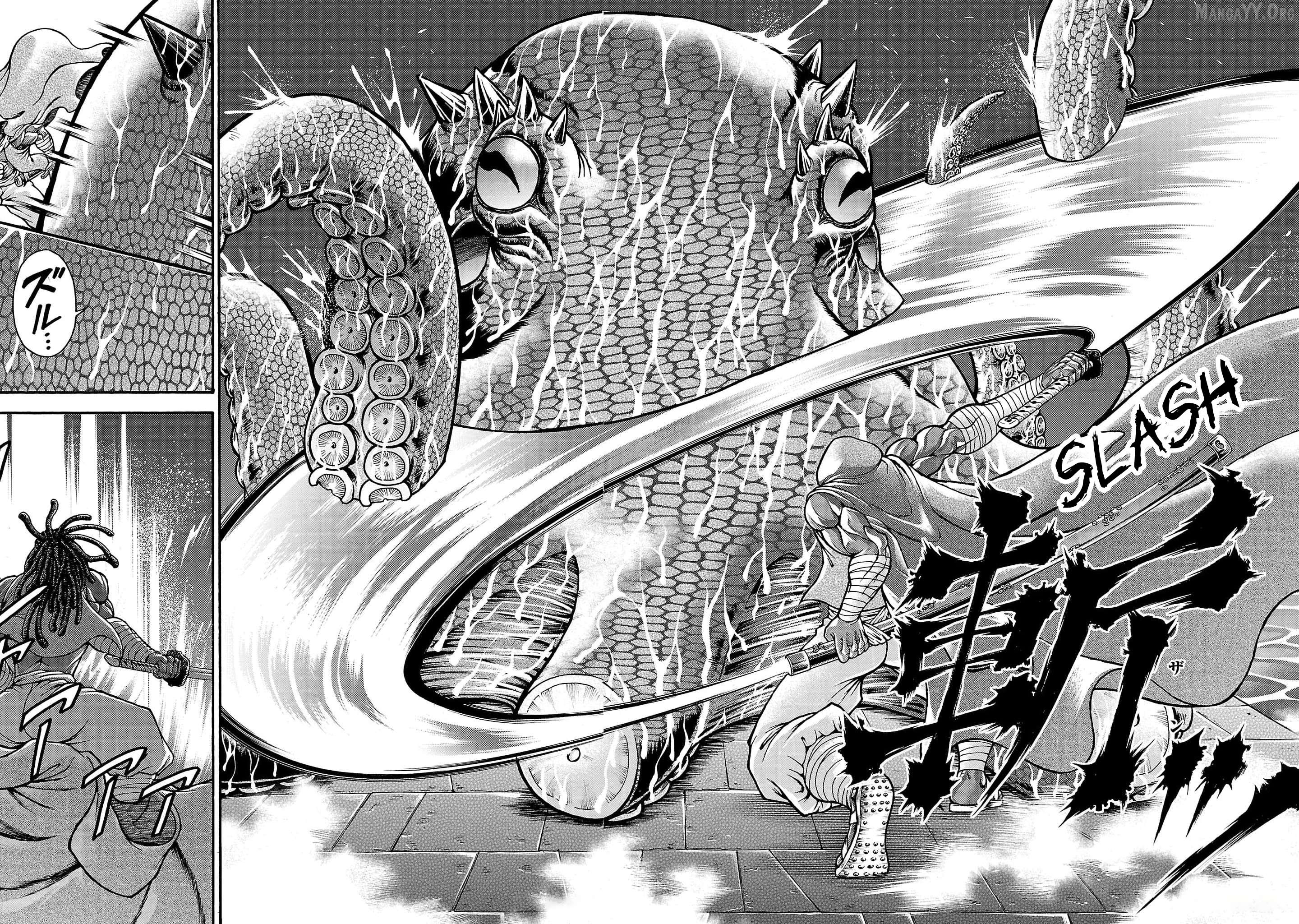 Baki Gaiden – Retsu Kaioh Isekai Tensei Shitemo Ikkō Kamawan! Chapter 64 - page 14