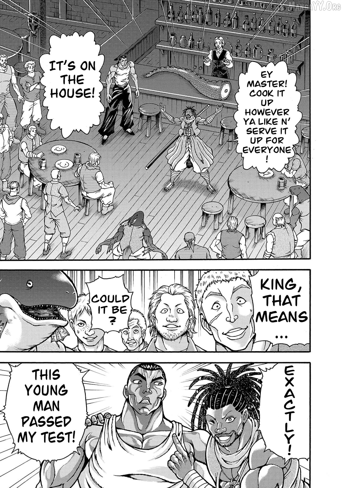 Baki Gaiden – Retsu Kaioh Isekai Tensei Shitemo Ikkō Kamawan! Chapter 65 - page 8