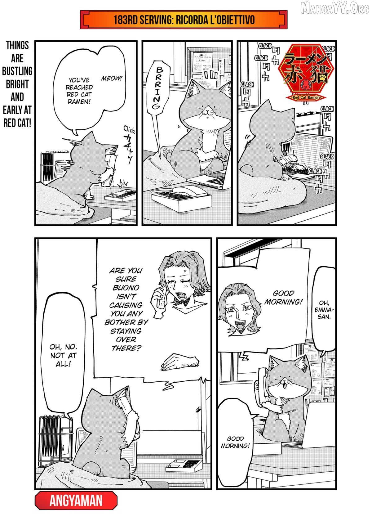 Ramen Aka Neko Chapter 183 - page 1