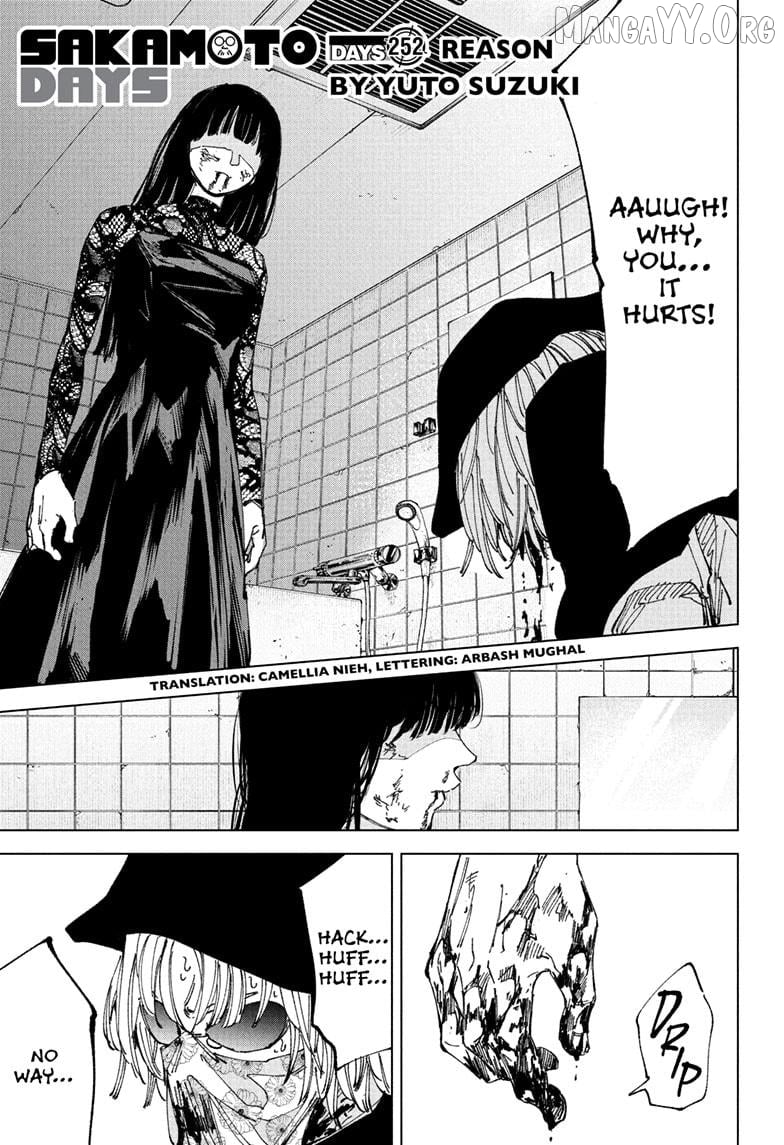 Sakamoto Days Chapter 252 - page 1