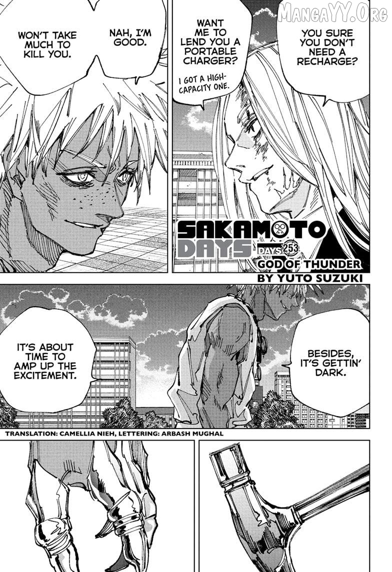 Sakamoto Days Chapter 253 - page 1