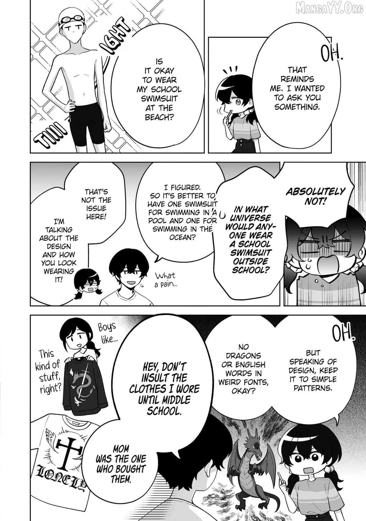 Please Leave Me Alone (For Some Reason, She Wants to Change a Lone Wolf's Helpless High School Life.) Chapter 35 - page 10