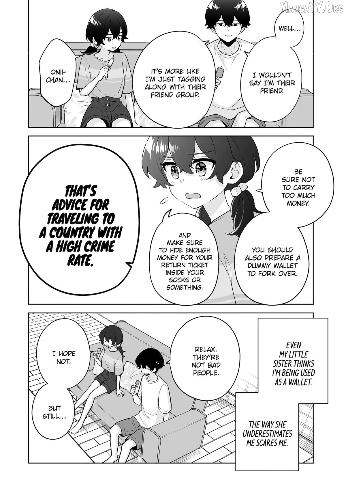 Please Leave Me Alone (For Some Reason, She Wants to Change a Lone Wolf's Helpless High School Life.) Chapter 35 - page 8