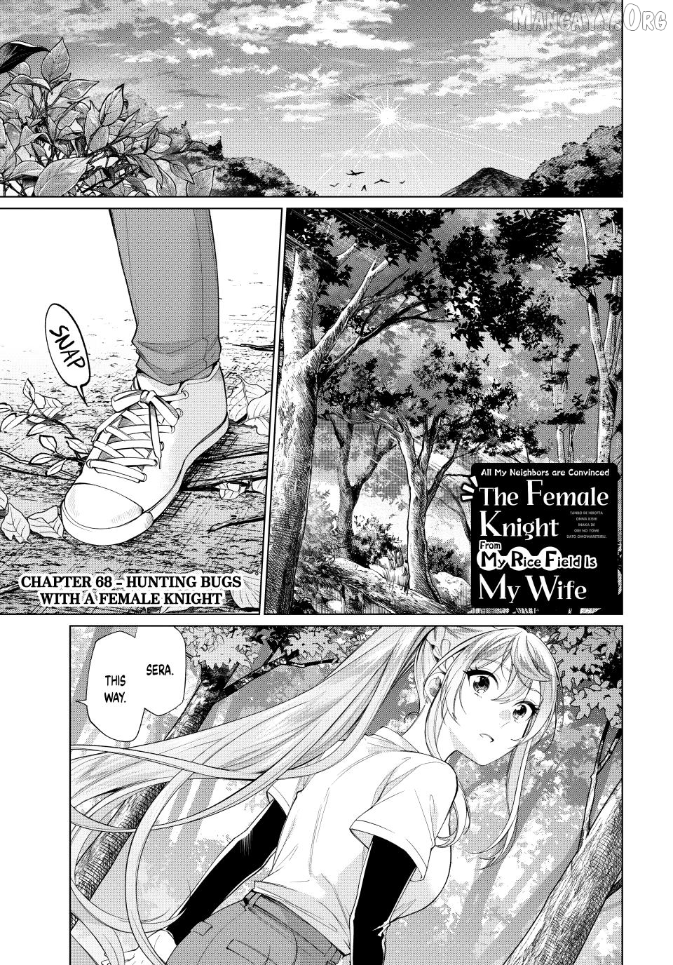 All My Neighbors are Convinced the Female Knight from My Rice Field Is My Wife Chapter 68 - page 1